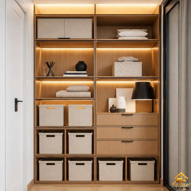 Custom Rak Penyimpanan Apartemen