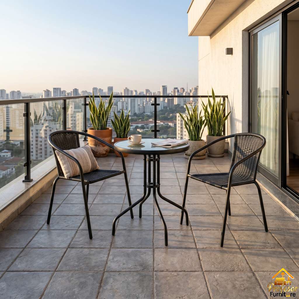 Custom Kursi Balkon Apartemen