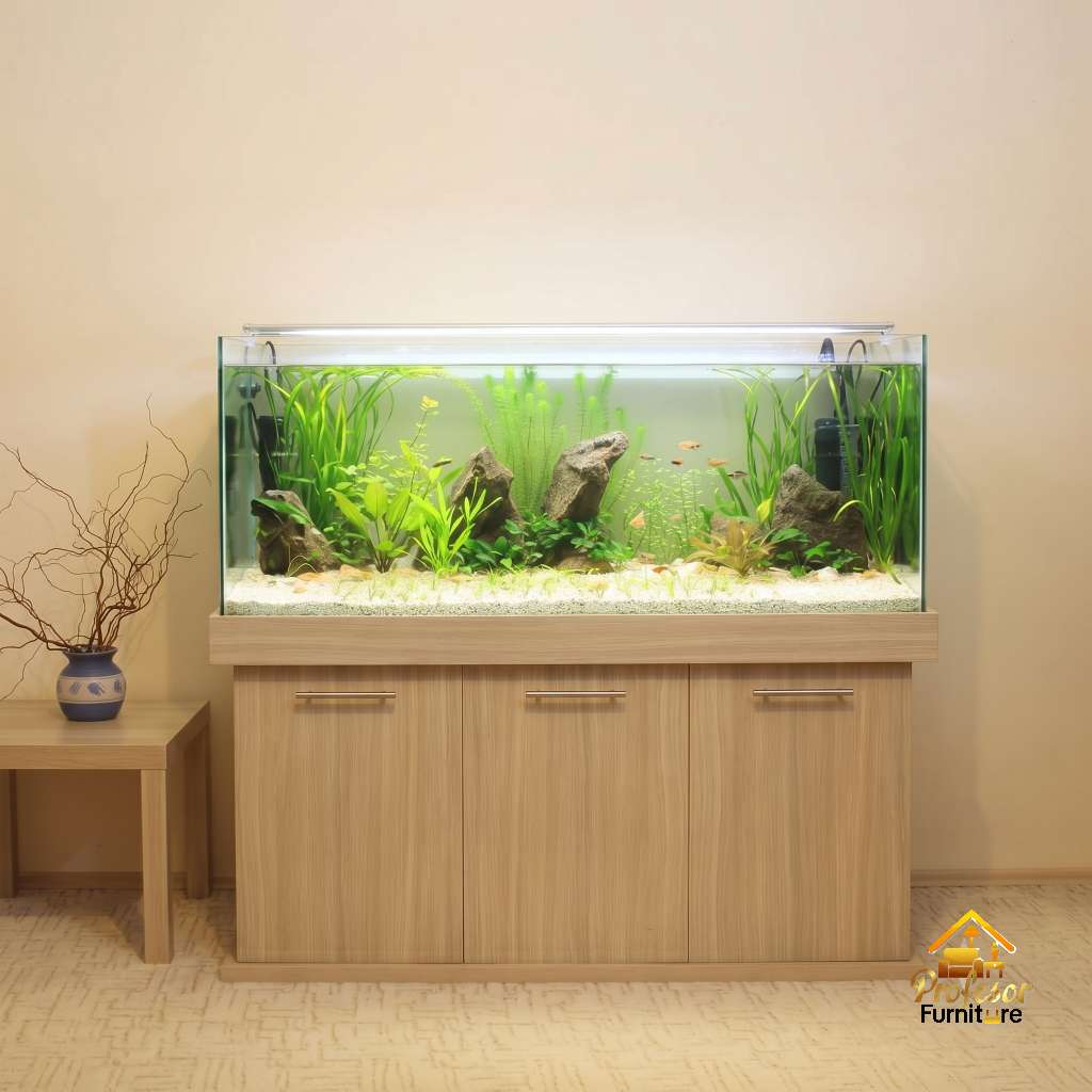 Meja Aquarium Minimalis HPL