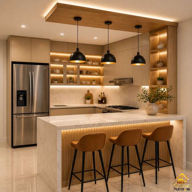 Kabinet Dapur Apartemen HPL
