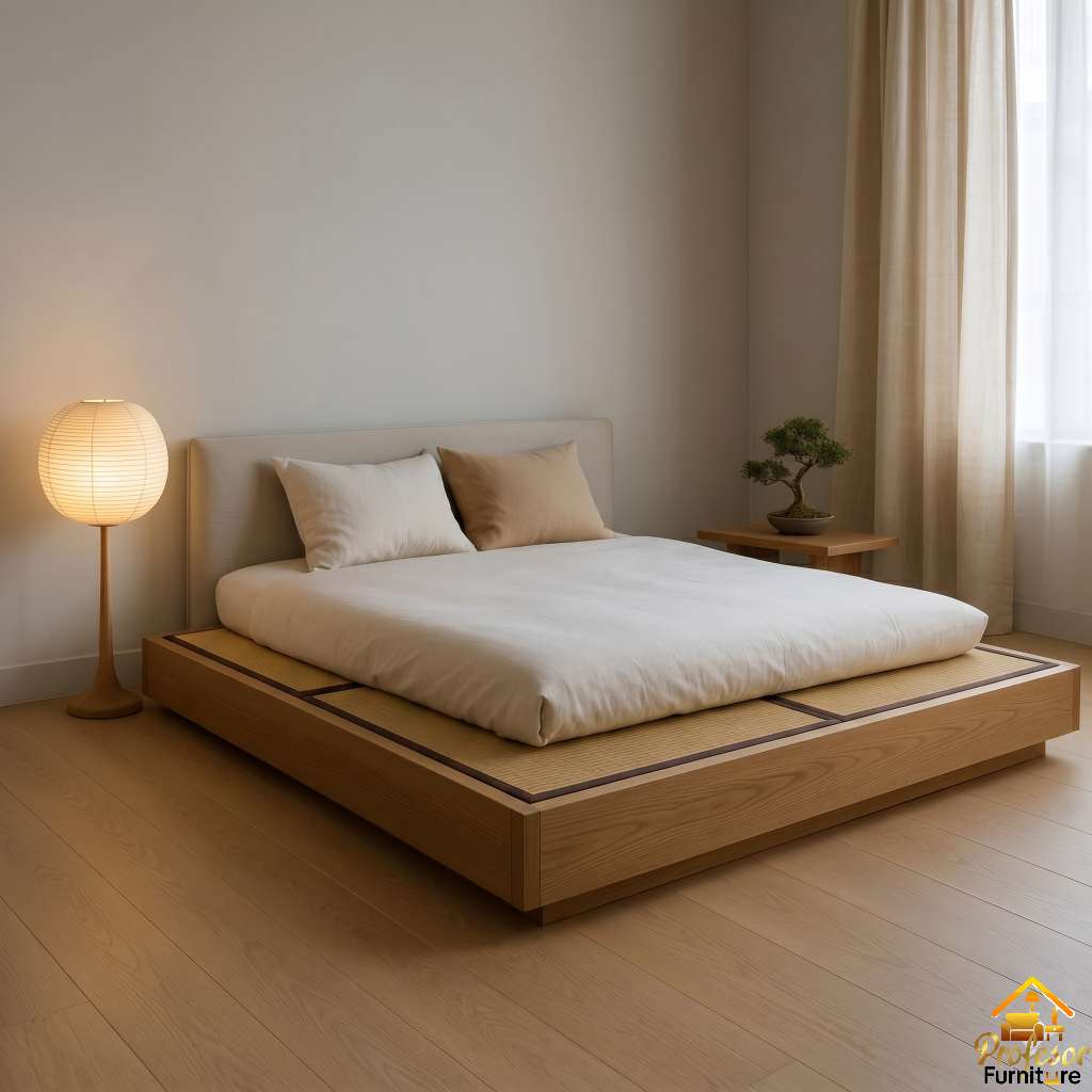 Ranjang Tidur Model Japandi