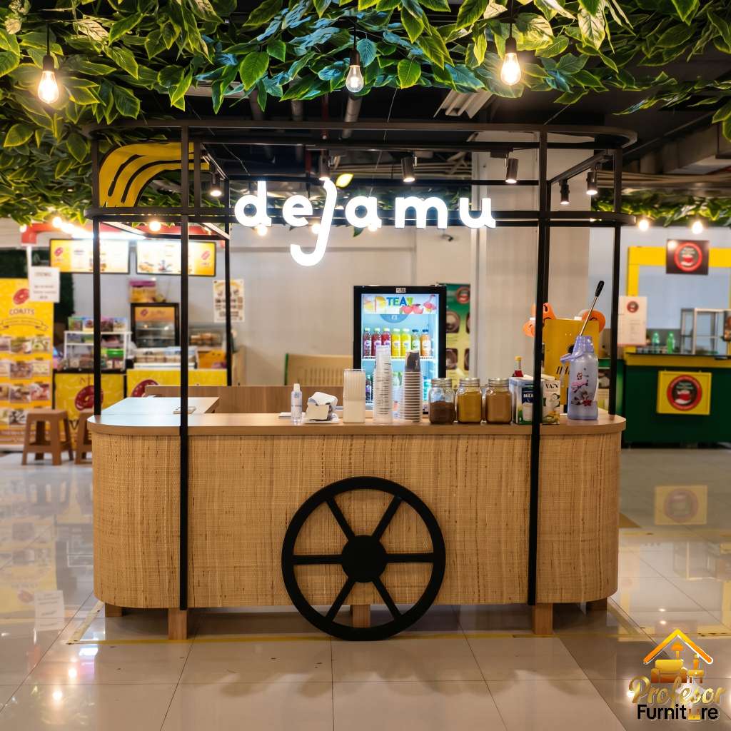 Stand Booth Jualan Minimalis 
