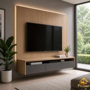Backdrop TV Gantung Aesthetic