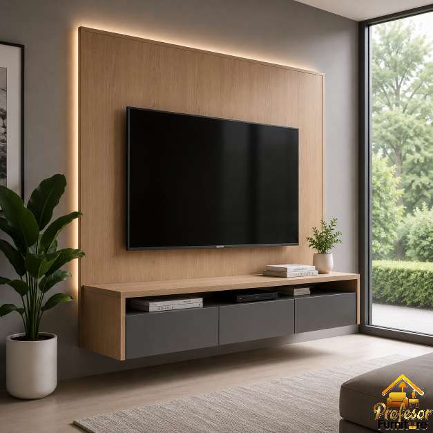 Backdrop TV Gantung Aesthetic