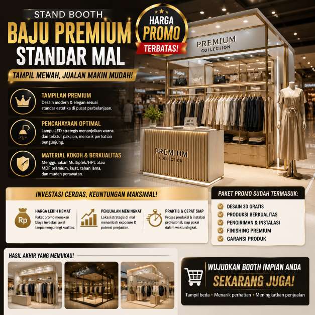 Stand Booth Baju Bekasi