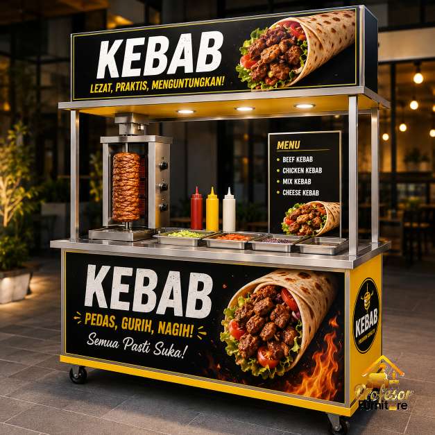 Stand Booth Kebab Bekasi
