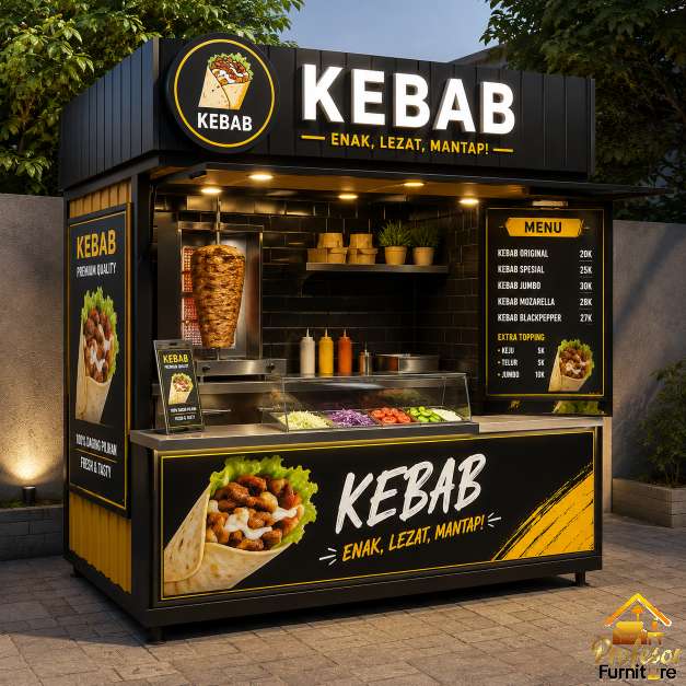 Stand Booth Kebab Jakarta