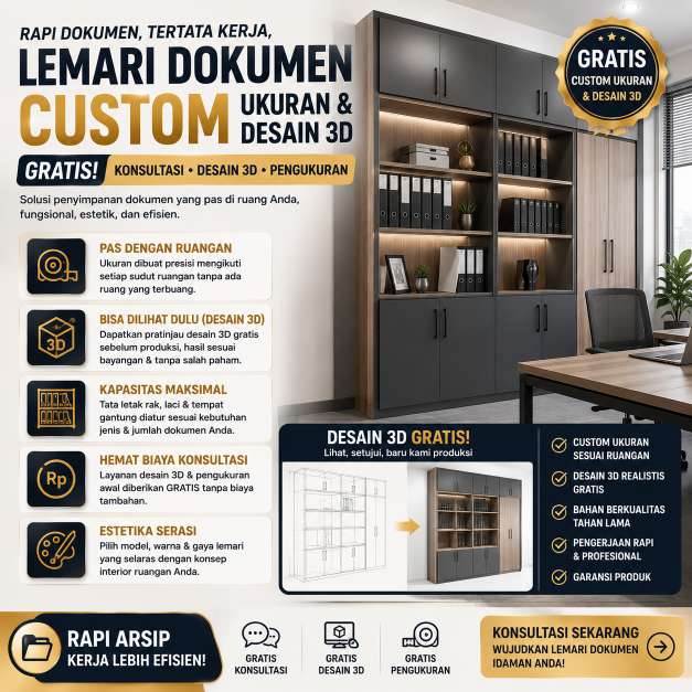 Lemari Dokumen Kantor Bogor