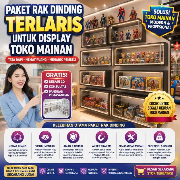 Display Toko Mainan Bekasi