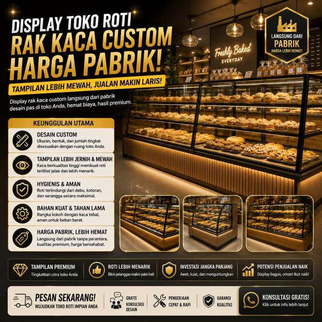 Display Toko Roti Depok