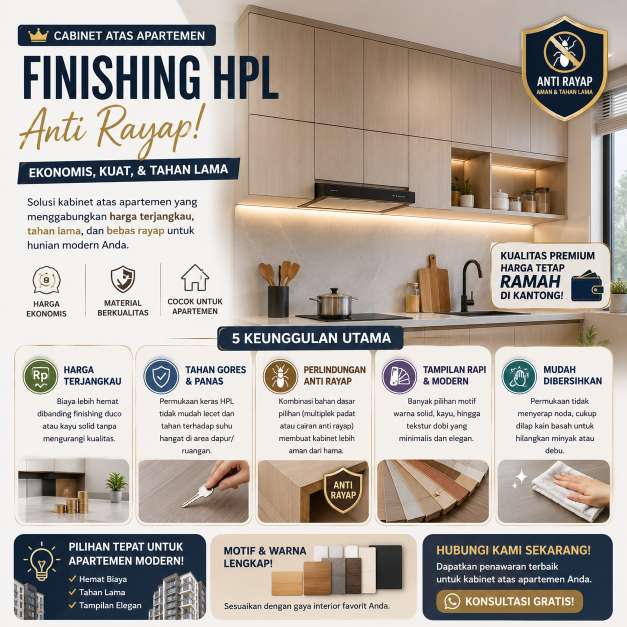 Kabinet Atas Apartemen Jakarta