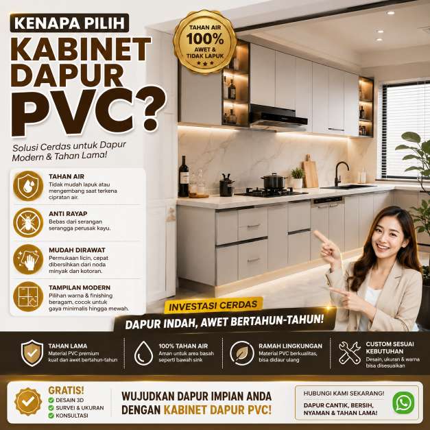 Kabinet Dapur PVC Tangerang