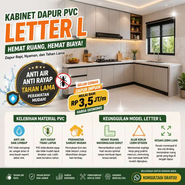 Kabinet Dapur PVC Jakarta