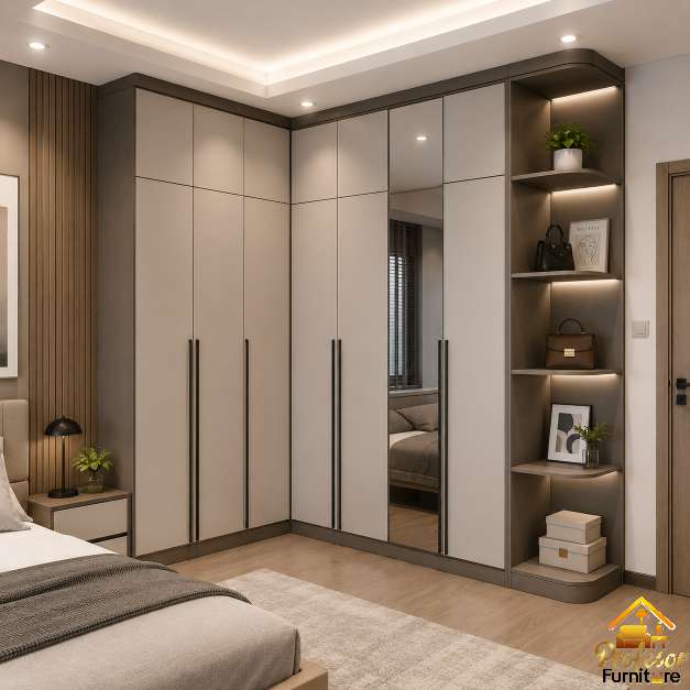 Lemari Pakaian Sudut Bogor