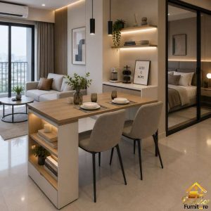 Custom Meja Apartemen Bogor