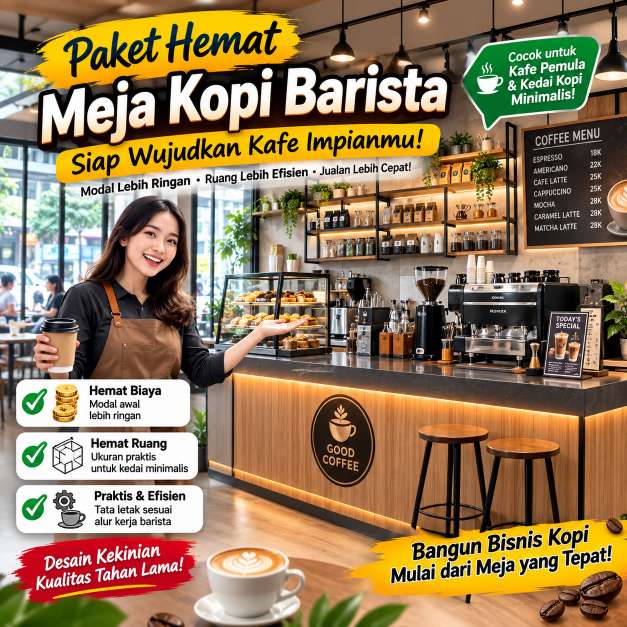 Meja Kopi Barista Tangerang