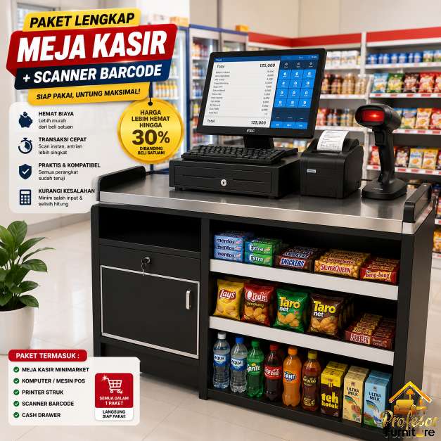 Meja Kasir Minimarket Bogor
