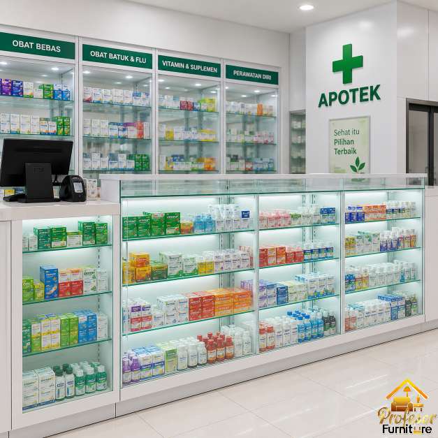 Display Toko Obat Apotek