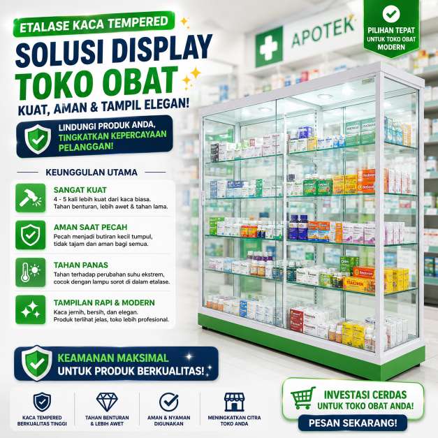 Display Toko Obat Apotek
