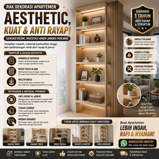 Rak Dekorasi Apartemen