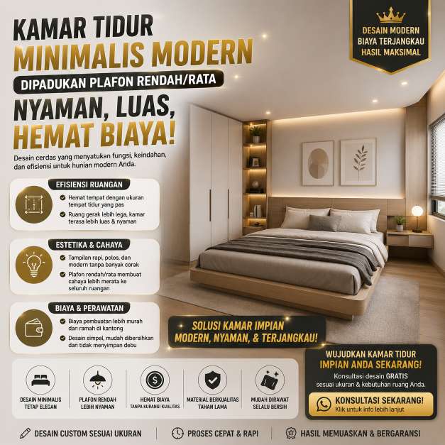 Ranjang Tidur Plafon Depok