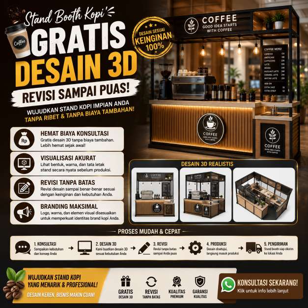 Stand Booth Kopi Tangerang
