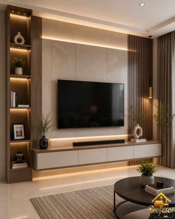 backdrop tv ruangan