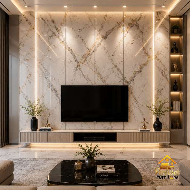 Backdrop TV Full Plafon
