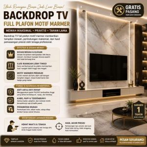 Backdrop TV Full Plafon
