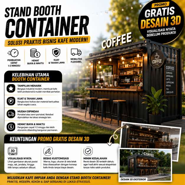 Stand Booth Container Bogor