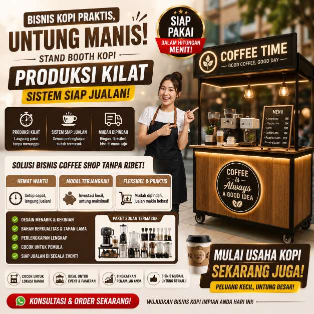 Stand Booth Kopi Bogor