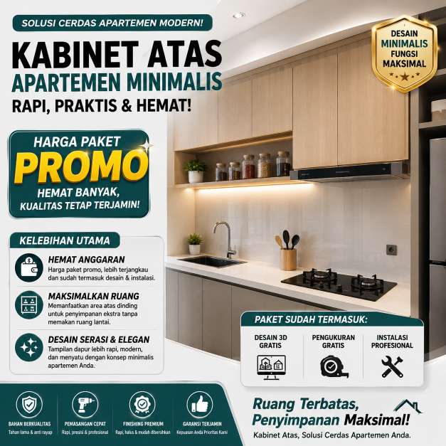 Kabinet Atas Apartemen Bogor