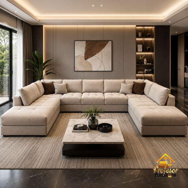 Sofa Letter U Minimalis